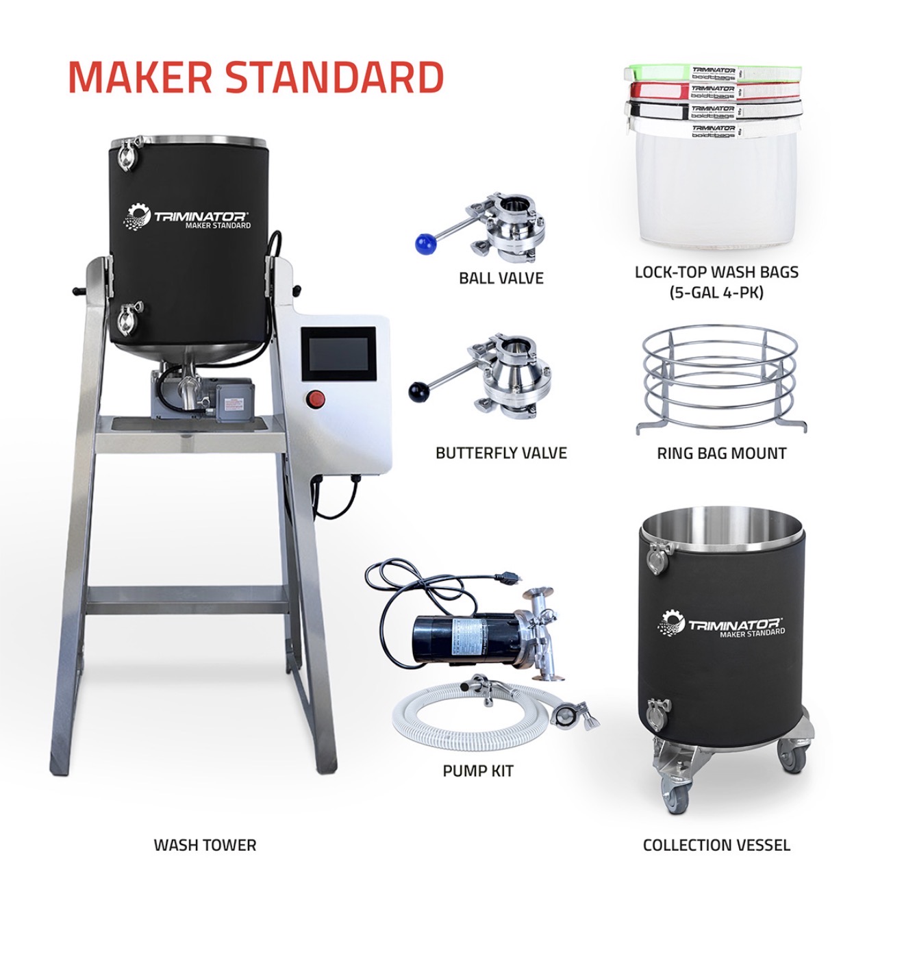 Standard Maker 20-Gallon Hash Washer