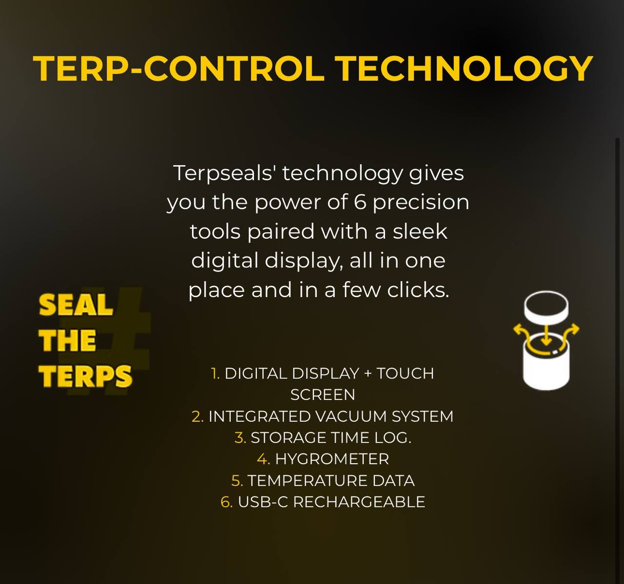 Terpseal temp-control technology explanation