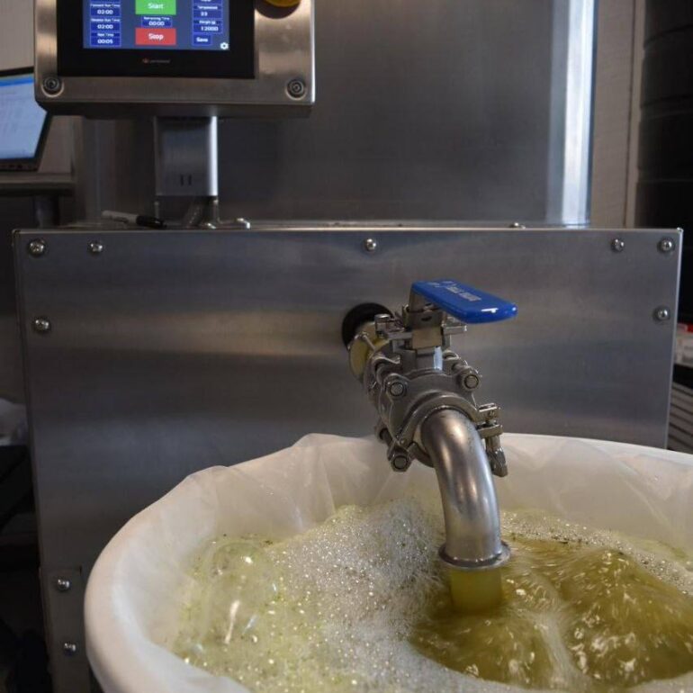 what size bubble hash washing machine should I buy